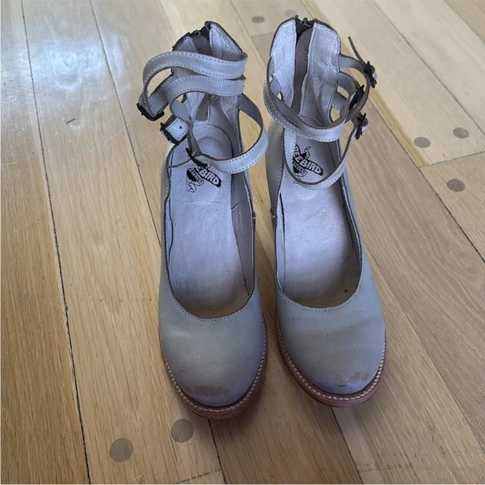 NEW FREEBIRD Randy Ice Ankle Strap Shoes Heels in size 11 - Picture 8 of 11